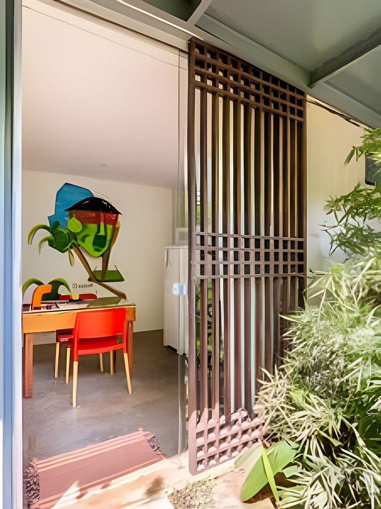 apartamento completo e equipado, com verde e natureza