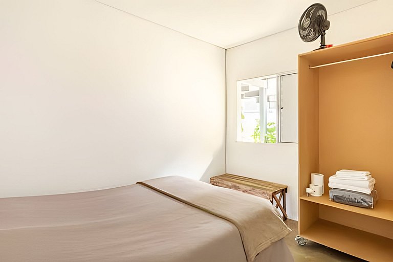 apartamento completo e equipado, com verde e natureza
