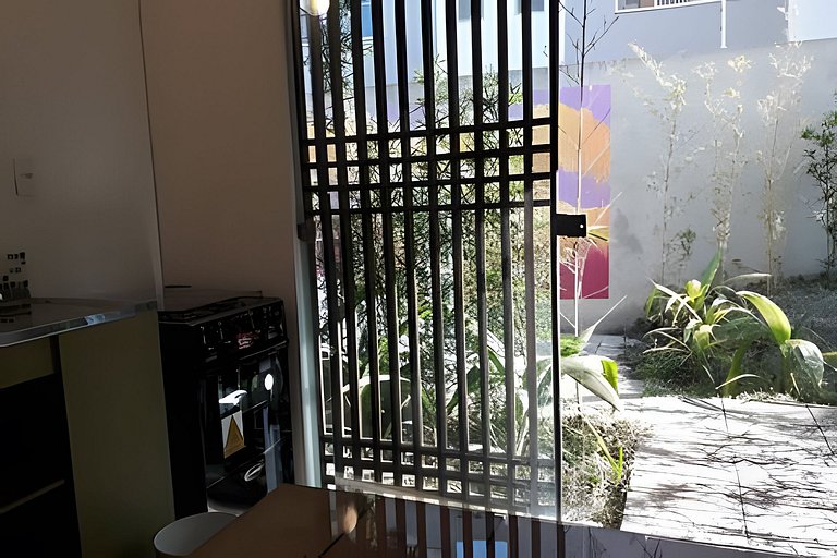 apartamento completo e equipado, com verde e natureza