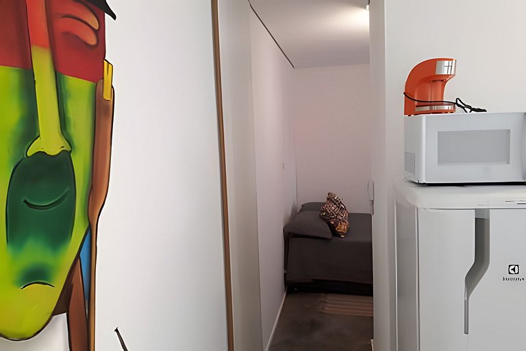 apartamento completo e equipado, com verde e natureza