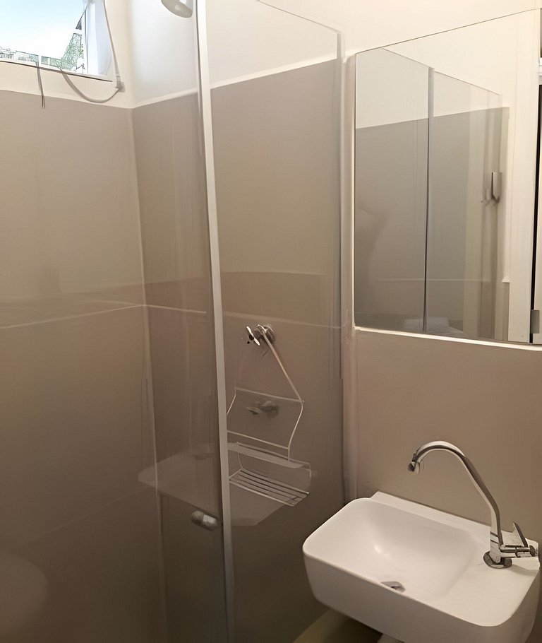 apartamento completo e equipado, com verde e natureza