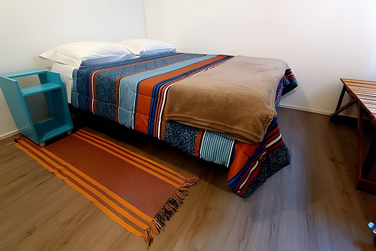 apartamento completo e equipado no piso superior